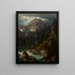 Mont Pyszna dans les Tatras - Alfred Schoupp — framed artwork on a wall