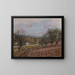 Bougival - Alfred Sisley — cuadro enmarcado en la pared