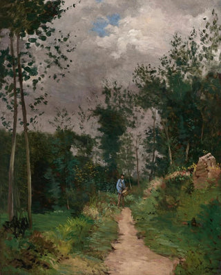 Alfred Sisley - Gardechamptre dans la fort de Fontainebleau.webp