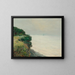 La falaise de Penarth - Alfred Sisley — cuadro enmarcado en la pared