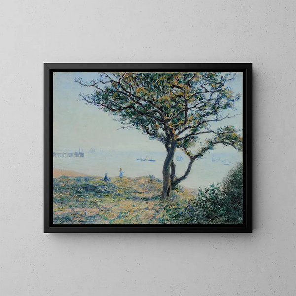 La rade de Cardiff - Alfred Sisley — cuadro enmarcado en la pared
