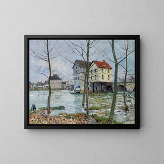 Alfred Sisley - Les moulins de MoretHiver.webp