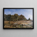 Lisière de la forêt de Fontainebleau - Alfred Sisley — cuadro enmarcado en la pared