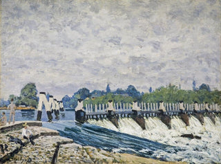 Alfred Sisley - Molesey Weir Hampton Court.webp