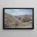 Sobre las colinas de Moret una mañana de primavera - Alfred Sisley — cuadro enmarcado en la pared