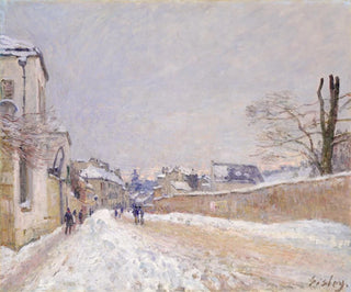 Alfred Sisley - Rue Eugne Moussoir at Moret Winter.webp