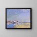 Saint Mammes - Alfred Sisley — cuadro enmarcado en la pared