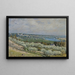 La Terrasse à Saint-Germain au printemps - Alfred Sisley — framed artwork on a wall