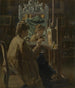 Artista en su taller - Alfred Stevens — vista de la obra