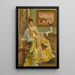 Coquetterie - Alfred Stevens — framed artwork on a wall