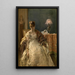 Desesperado - Alfred Stevens — cuadro enmarcado en la pared