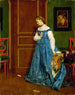 Hesitación Madame Monteaux - Alfred Stevens — vista de la obra