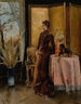 La Nieve - Alfred Stevens — vista de la obra