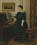 L'absence - Alfred Stevens — vista de la obra