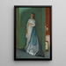 La emocionada - Alfred Stevens — cuadro enmarcado en la pared