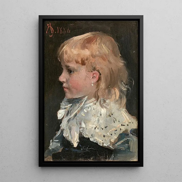 Reproduction of the painting Portrait Painting of Alice Gamby - Alfred Stevens
