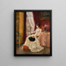 Rêverie - Alfred Stevens — cuadro enmarcado en la pared