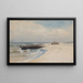Marea baja - Alfred Thompson Bricher — cuadro enmarcado en la pared