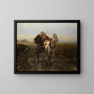 Alfred Von WieruszKowalski - Glckliche Kutschfahrt.webp