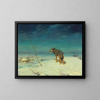 Alfred Von WieruszKowalski - The Lone Wolf.webp