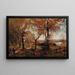 Otoño - Alfred Wahlberg — cuadro enmarcado en la pared
