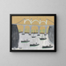 Puente de Saltash - Alfred Wallis — cuadro enmarcado en la pared