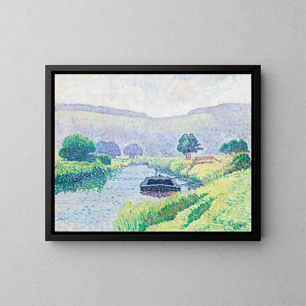 La vallée d'Amberleyn Arunjoki - Alfred William Finch — framed artwork on a wall
