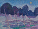 Una noche de agosto - Alfred William Finch — vista de la obra