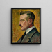 Portrait of the artist Magnus Enckell - Alfred William Finch — framed artwork on a wall