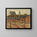 Rivages de Porvoo - Alfred William Finch — cuadro enmarcado en la pared
