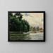Thames at Richmond - Alfred William Finch — framed artwork on a wall