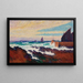Jetée de Rosehearty Roseheartyn aallonmurtaja - Alfred William Finch — cuadro enmarcado en la pared