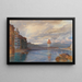 Lucerne - Alfred William Hunt — cuadro enmarcado en la pared