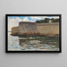 Retorno de los pescadores de Concarneau - Alfred Zoff — cuadro enmarcado en la pared