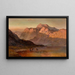 Llyn y Ddinas, Beddgelert, North Wales - Alfred de Bréanski — framed artwork on a wall