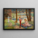 Fiesta del té junto al estanque - Alice Mary Havers — cuadro enmarcado en la pared