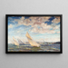 Race of yachts in the Solent - Alice Maude Fanner — framed artwork on a wall
