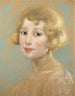 de niña rubia - Alice Pike Barney — vista de la obra