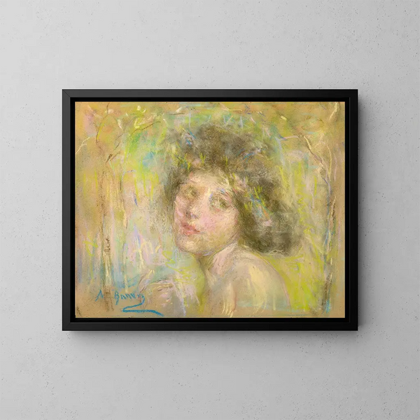 Flowering - Alice Pike Barney — framed artwork on a wall