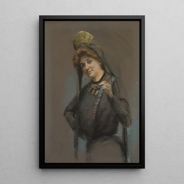 Reproduction of the painting Cigarette - Alice Pike Barney
