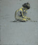 Boy crouching with a snake - Alice Pike Barney — artwork view