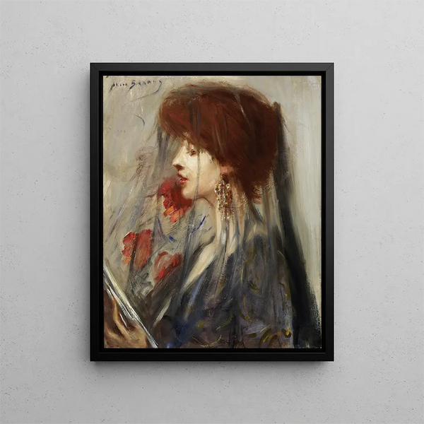 Libro de sueños - Alice Pike Barney — cuadro enmarcado en la pared