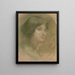 Mujer de ensueño - Alice Pike Barney — cuadro enmarcado en la pared