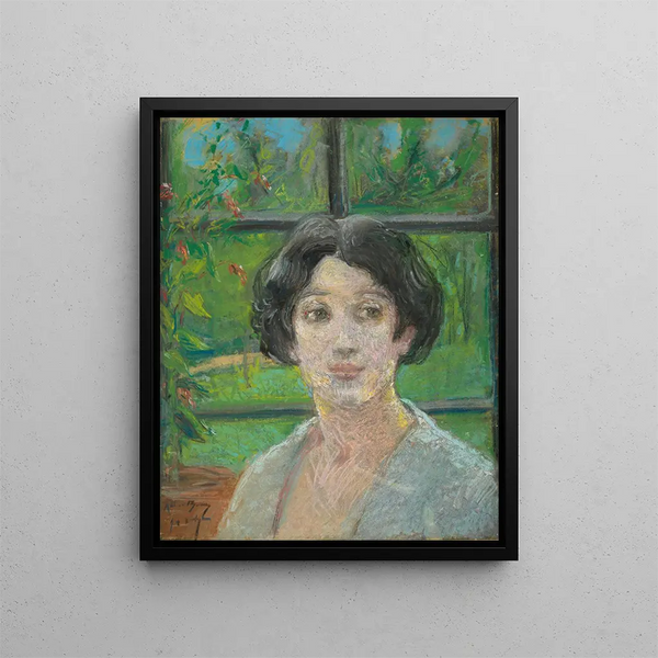 Garden Window - Alice Pike Barney — framed artwork on a wall