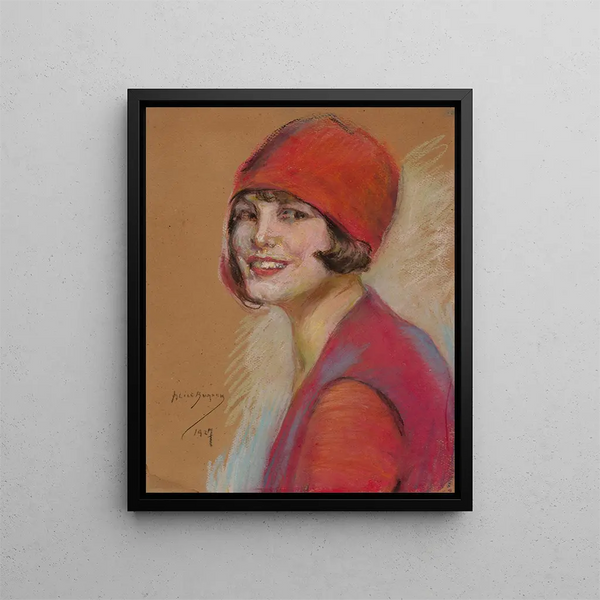 Hollywood - Alice Pike Barney — cuadro enmarcado en la pared