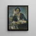 Mujer italiana con niño - Alice Pike Barney — cuadro enmarcado en la pared