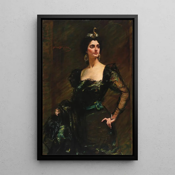 Kate Deering Ridgely - Alice Pike Barney — framed artwork on a wall