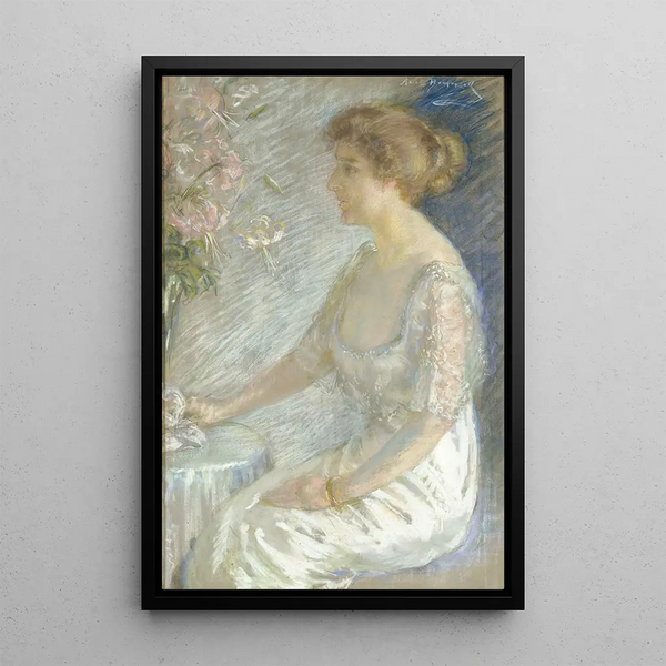 Katherine Hemmick Johnson - Alice Pike Barney — framed artwork on a wall