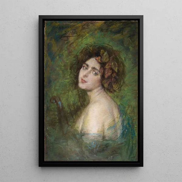 Reproduction of the painting La Cigale - Alice Pike Barney
