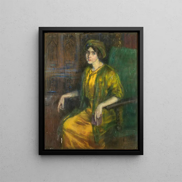 Laura Dreyfus Barney - Alice Pike Barney — framed artwork on a wall